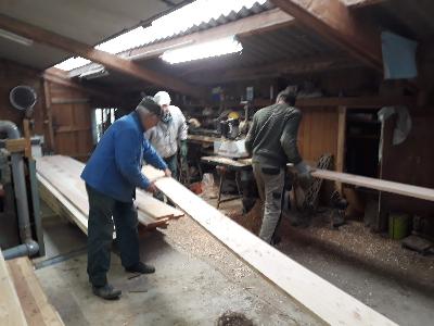 L'équipe et les chantiers